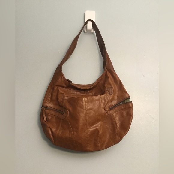 Wilsons Leather Brown Hobo Bag - Picture 1 of 16